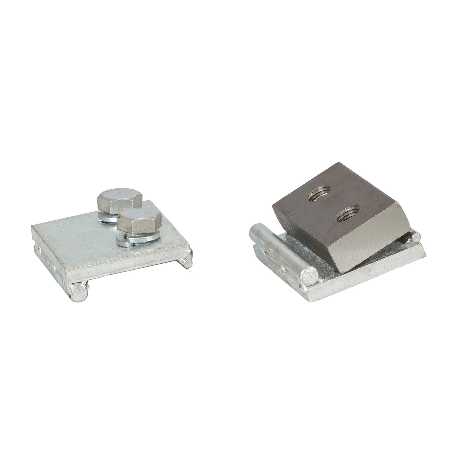 Flat Type Double Bolt Rail Clamp 90–105 LBS